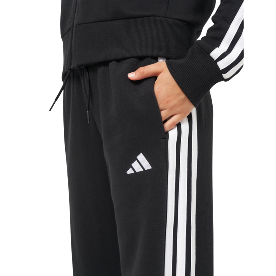 Adidas Tuta Sportiva da Bambino - Classica 3-Stripes Nera JM1490