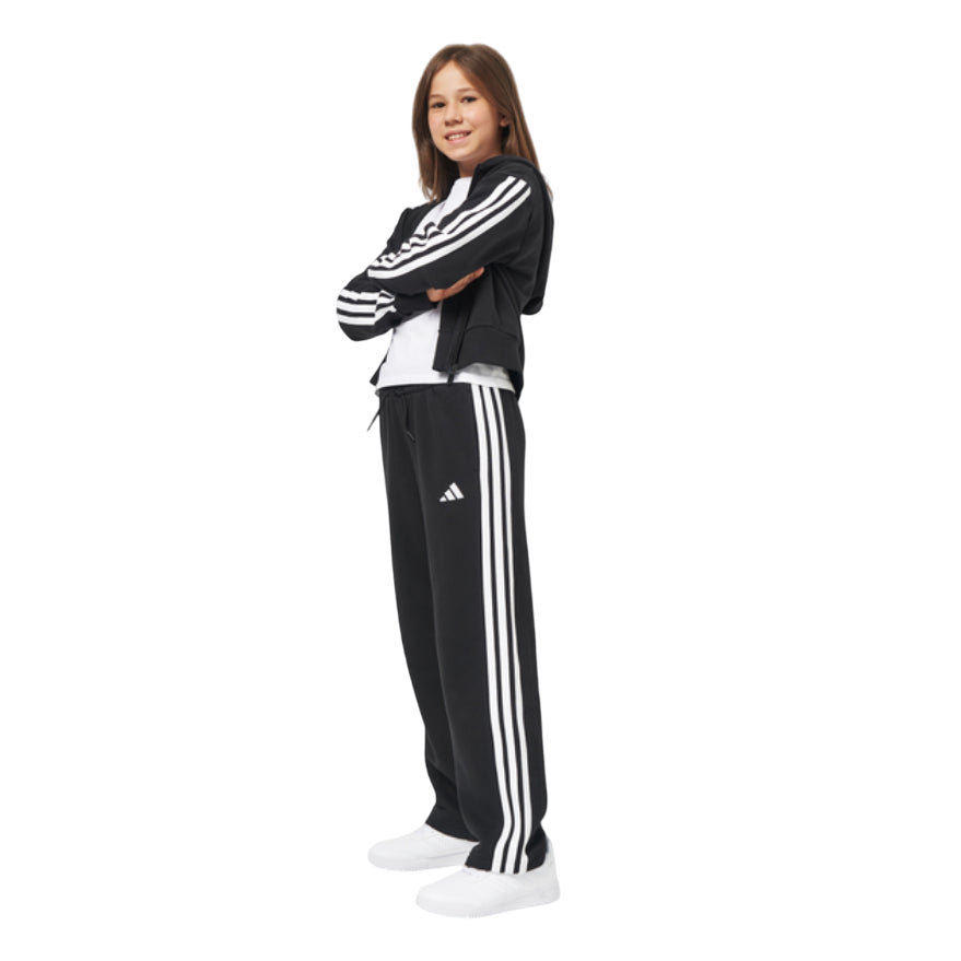 Adidas Tuta Sportiva da Bambino - Classica 3-Stripes Nera JM1490