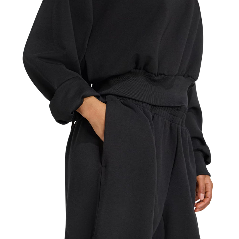 Adidas felpa da donna Soft Lux Loose JM3836 nero particolare elastico