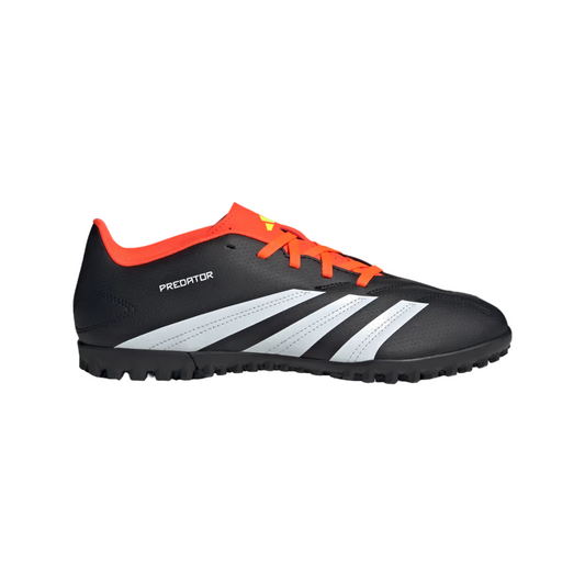 Adidas scarpa da calcetto da uomo Predator Club Turf IG7711 nero-bianco-rosso
