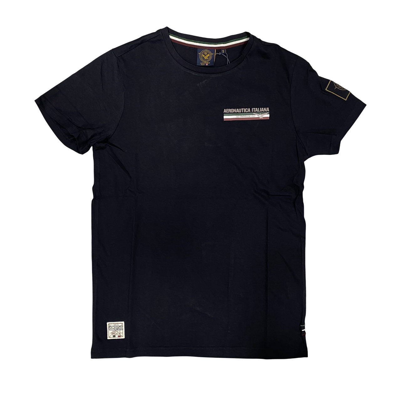 Aeronautica Italiana maglietta manica corta da uomo 010395 blu