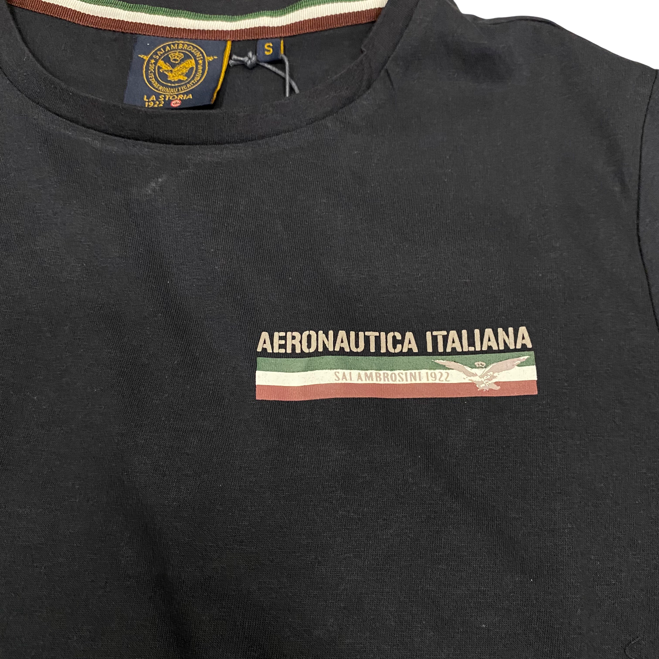 Aeronautica Italiana maglietta manica corta da uomo 010395 blu