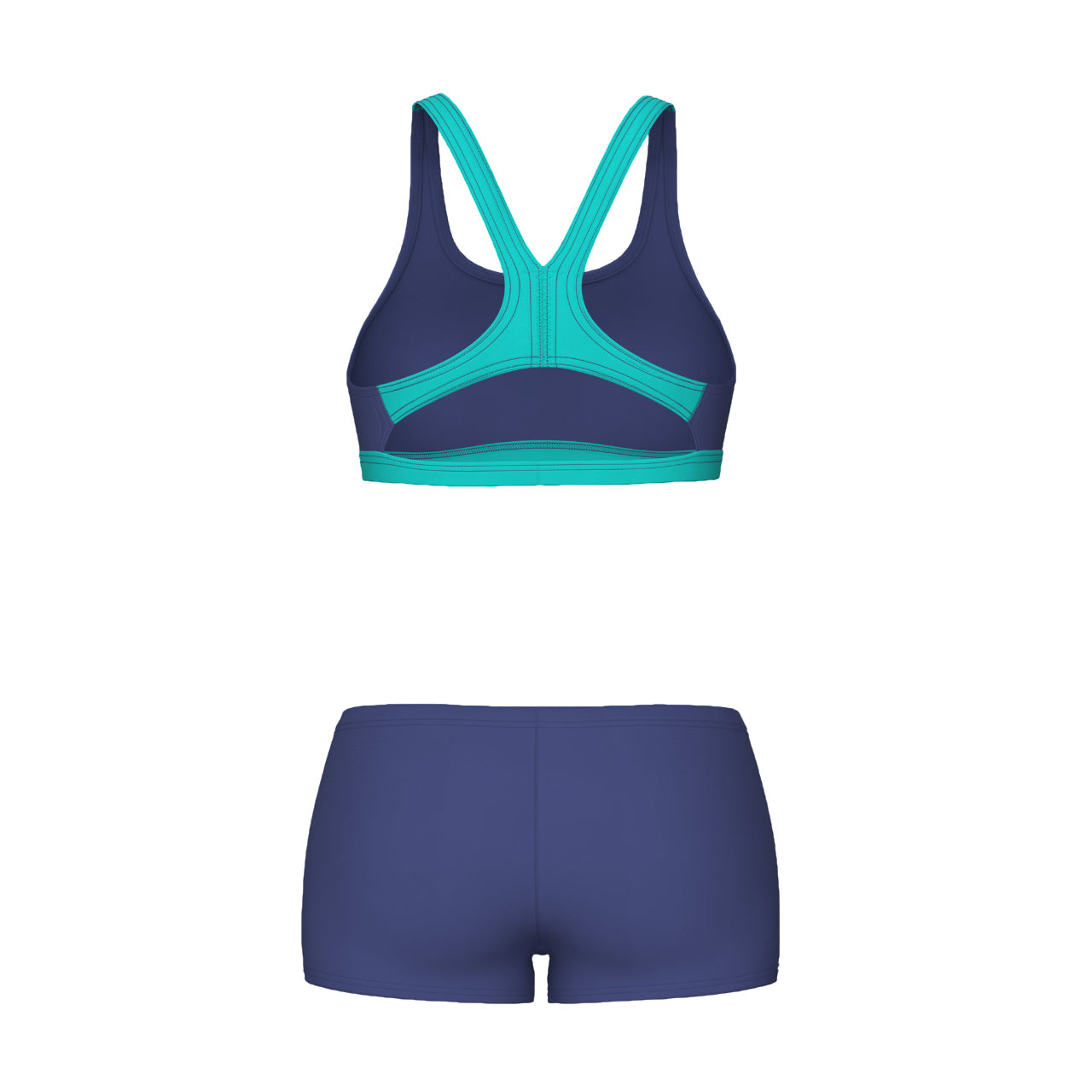 Arena Costume Intero Donna Nuoto Graphic PRO 008932880 Blu - Vista Posteriore