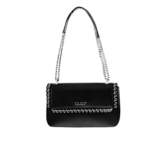 Cult Borsa a Tracolla Yoko Special Nero X4FPWX660022999 – Ecopelle Raffinata con Catena