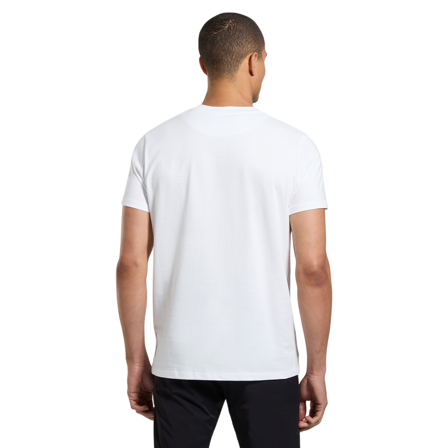 Bikkembergs maglietta manica corta da uomo con logo in tinta BMT0931 1000 bianco