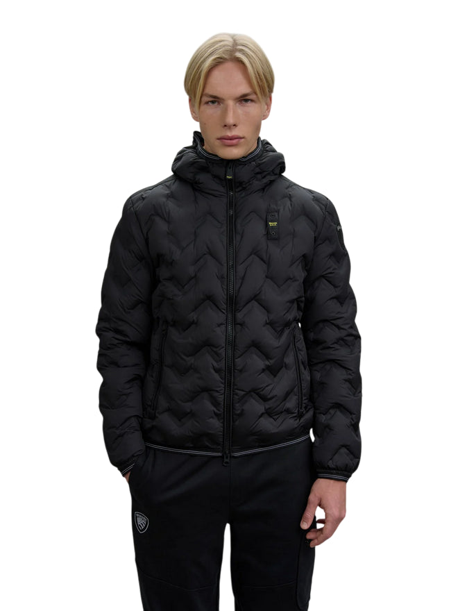 Blauer Giubbotto Uomo Angular Piery 25WBLUC03233-007308 Nero - fronte