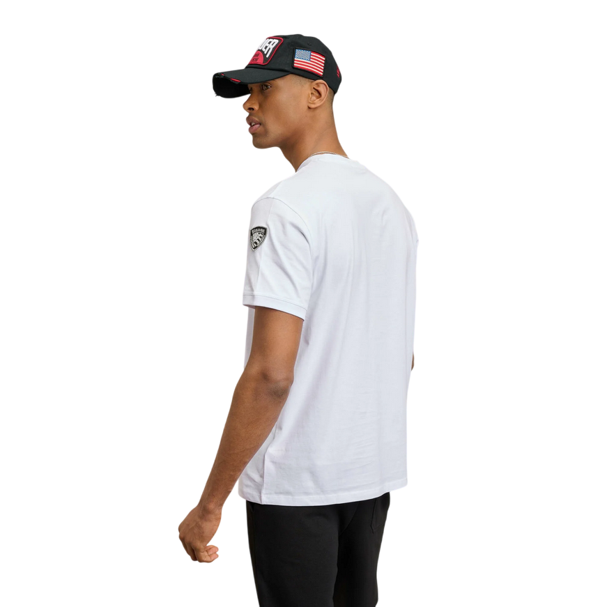 Blauer maglietta manica corta da uomo Anthony 25SBLUH02275 bianco