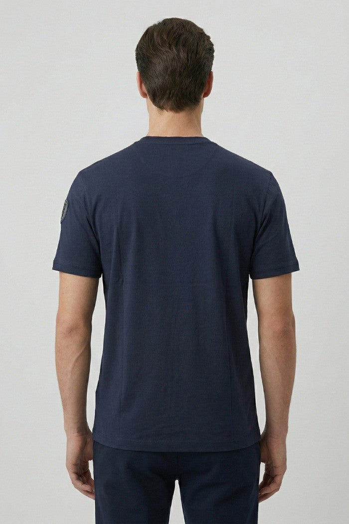 Blauer uomo maglietta manica corta Hanson 2626sbluh02068 007439 888 Blu