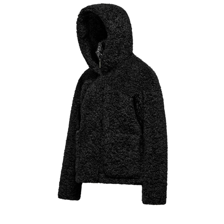 Bomboogie Cappotto Donna Ecopelliccia Nera GW9191TSFC 90 - Stile Invernale Versatile - laterale