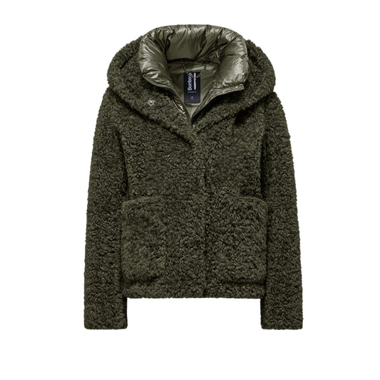 Bomboogie Cappotto Donna Ecopelliccia Verde GW9191TSFC 365 | Stile Invernale Versatile