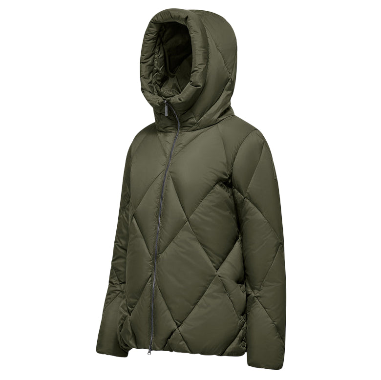 Bomboogie Piumino Donna Verde GW8639TMNW5 365 | Calore Naturale & Stile Romantico