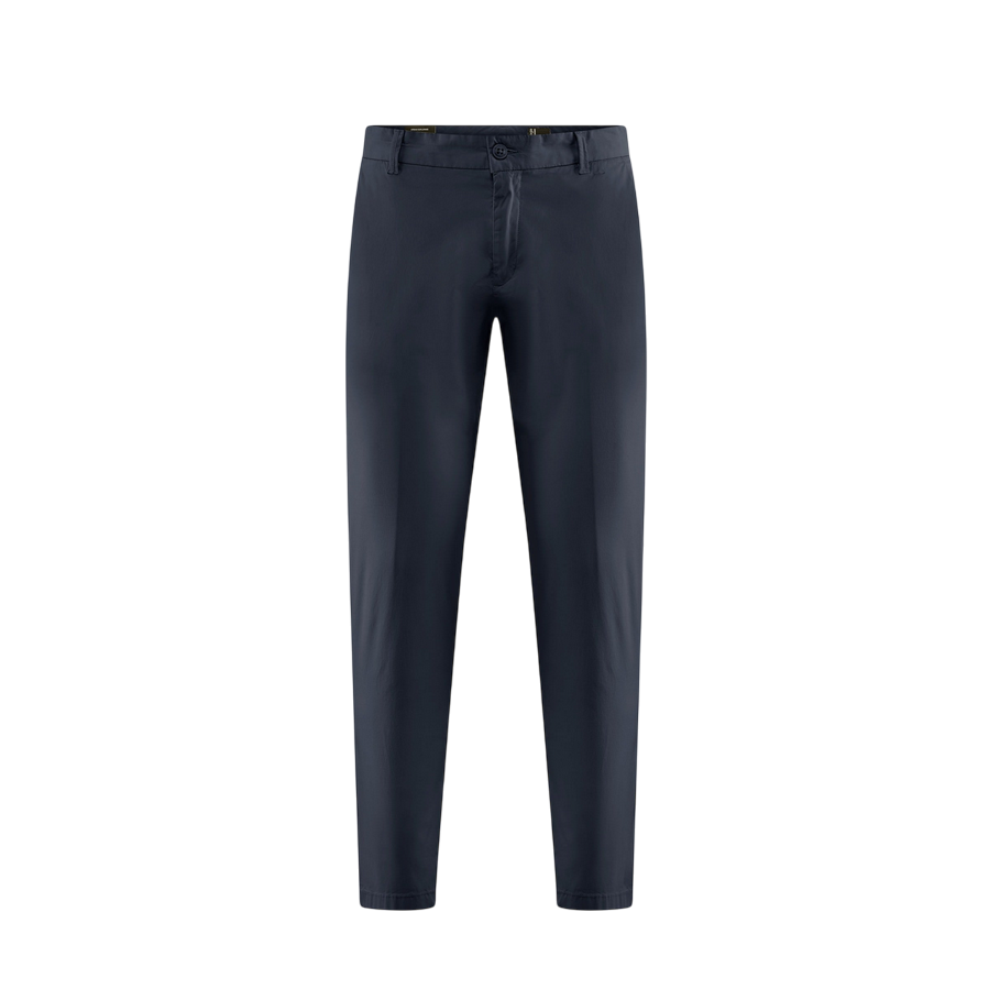 Bomboogie pantalone casual da uomo chino slim in popeline di cotone PMSPYTCG5 297 blu scuro