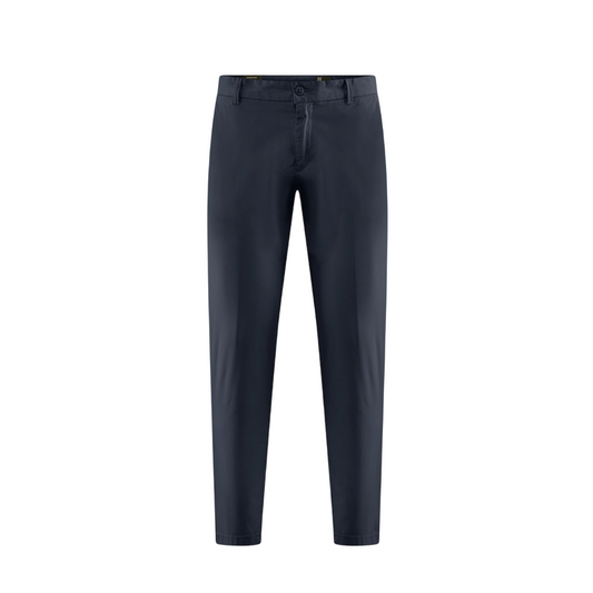 Bomboogie pantalone casual da uomo chino slim in popeline di cotone PMSPYTCG5 297 blu scuro