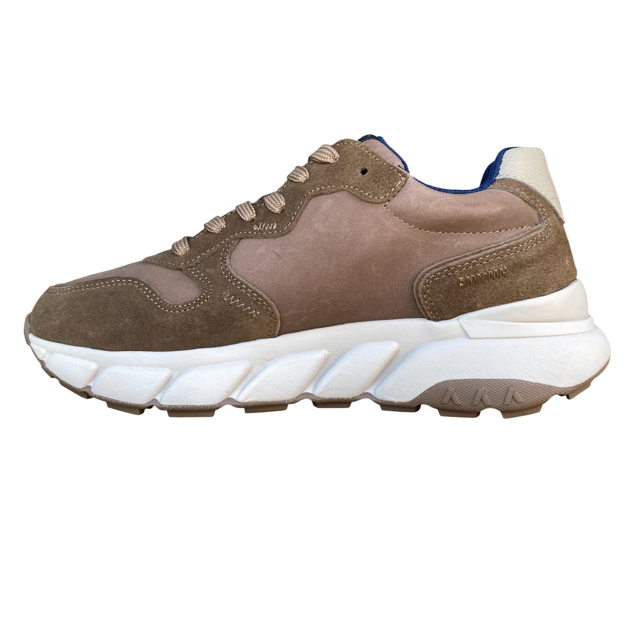 CallagHan SNEAKERS UOMO 63800 Rocker Marrone Beige – Scarpe in Nabuk di Pelle, Leggere e Traspiranti