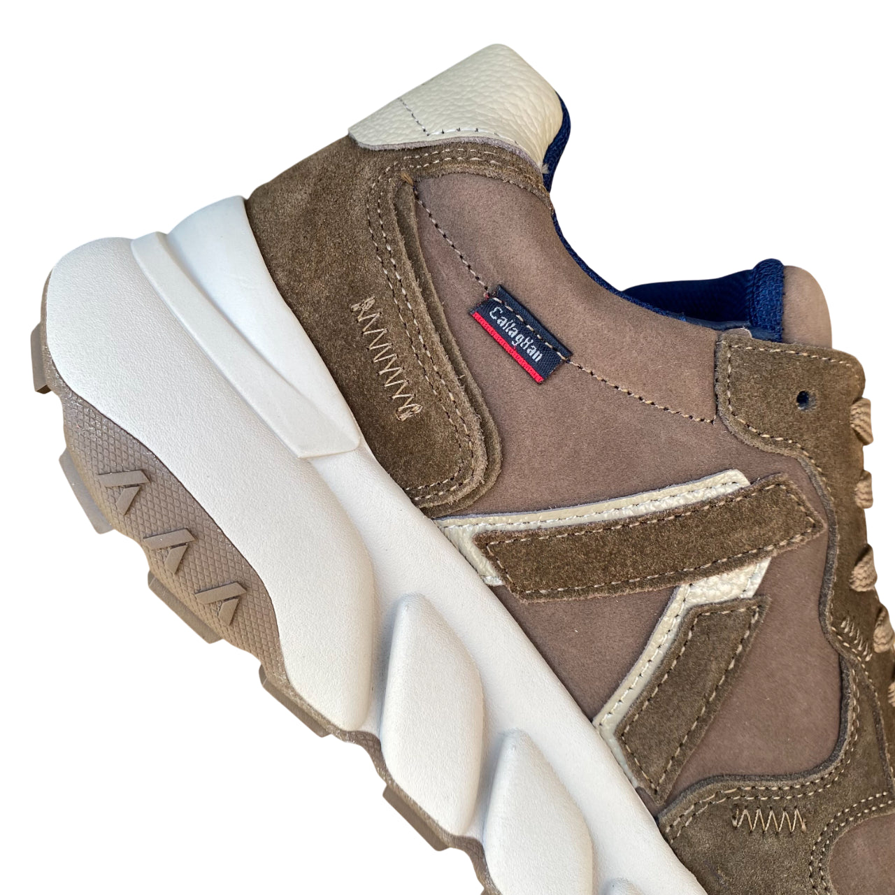 CallagHan SNEAKERS UOMO 63800 Rocker Marrone Beige – Scarpe in Nabuk di Pelle, Leggere e Traspiranti
