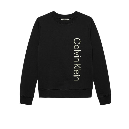 Calvin Klein Felpa Girocollo Junior IB0IB02564BEH Nera