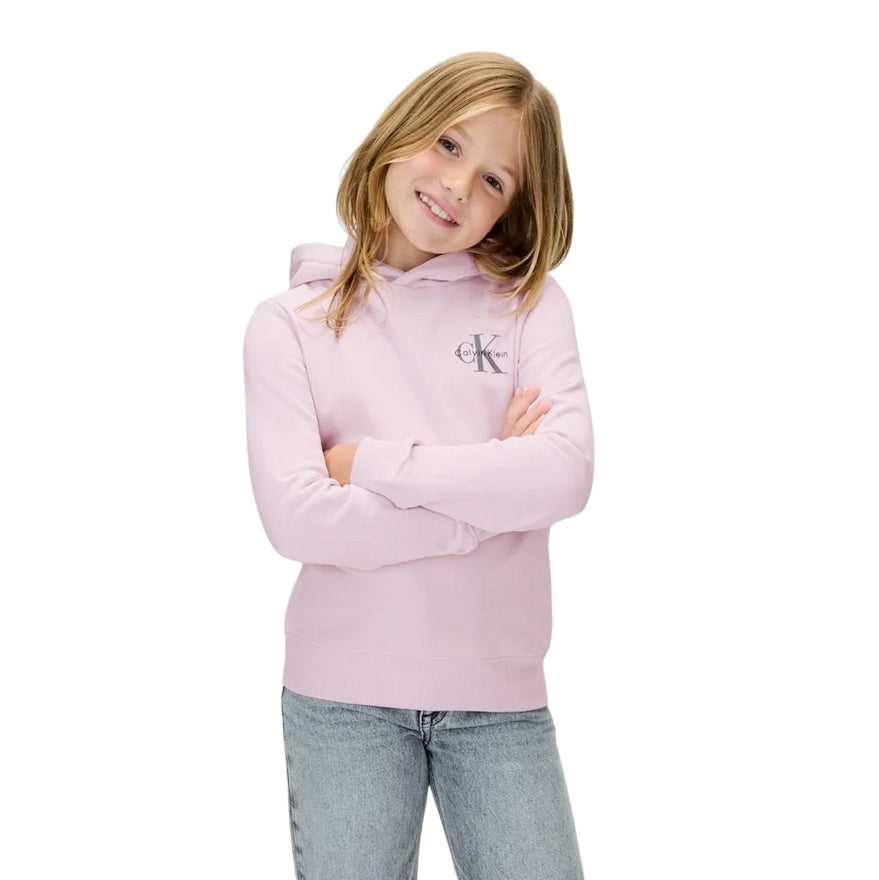 Calvin Klein Felpa con Cappuccio Unisex Junior IU0IU00712BEH rosa - vista principale