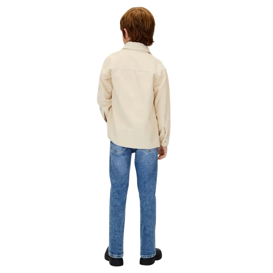 Calvin Klein Jeans Dad Fit IB0IB02547 Washed Blue Cf per Junior - Stile e Comfort - vista posteriore