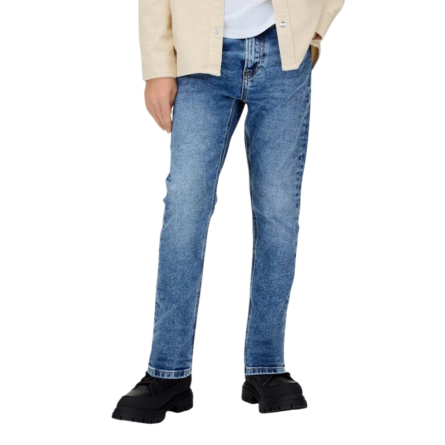 Calvin Klein Jeans Dad Fit IB0IB02547 Washed Blue Cf per Junior - Stile e Comfort - vista principale