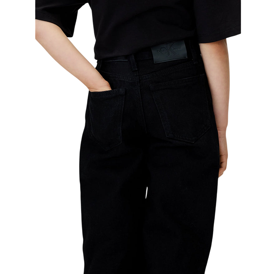 Calvin Klein Jeans High Rise Wide Leg IG0IG029981BY Blu per Bambina - Jeans a Vita Alta con Gamba Larga