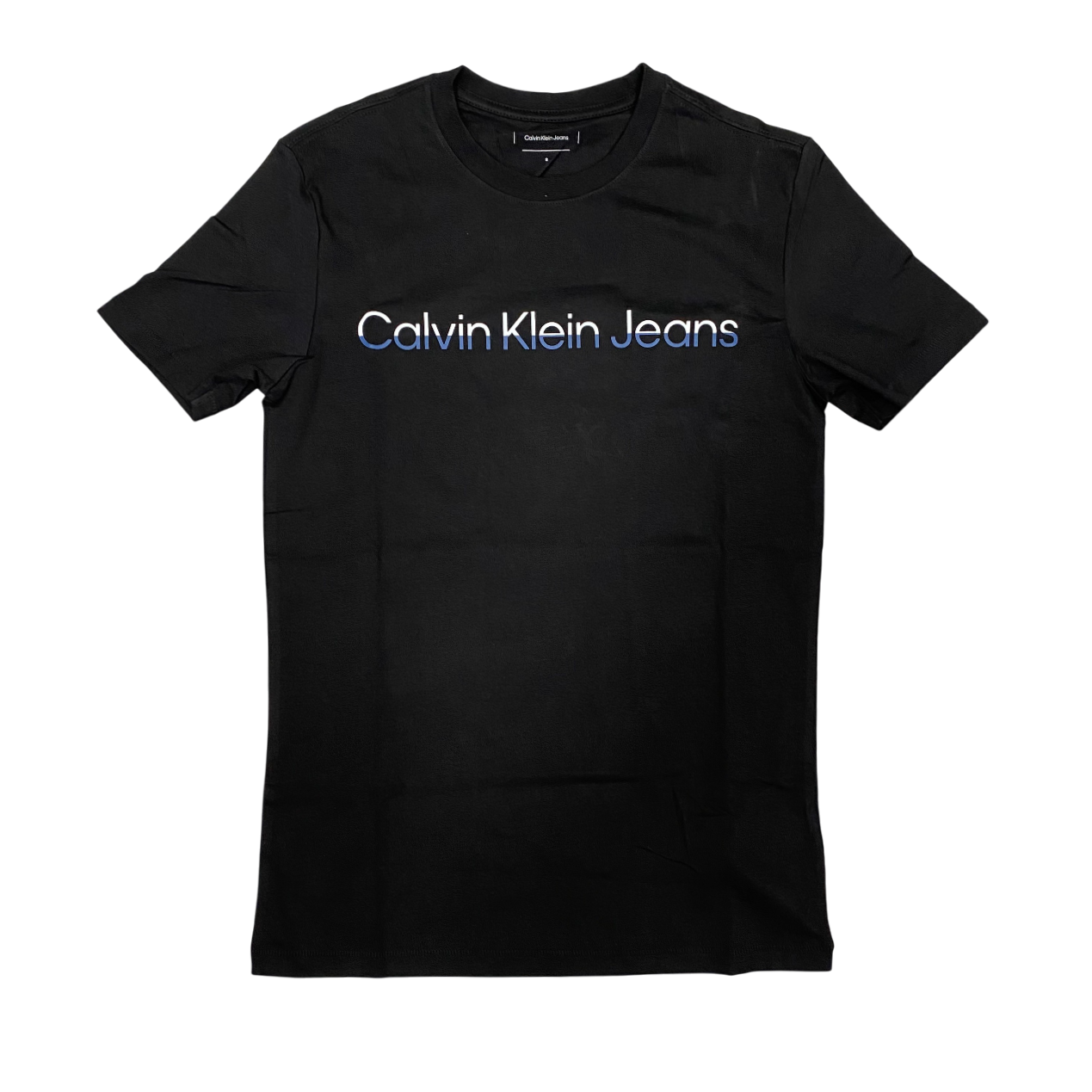 Calvin Klein maglietta manica corta da uomo con Two Tone Institutional J30J3256760GM nero