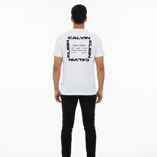 Calvin Klein maglietta manica corta in cotone LV14RE830G YAA bianco