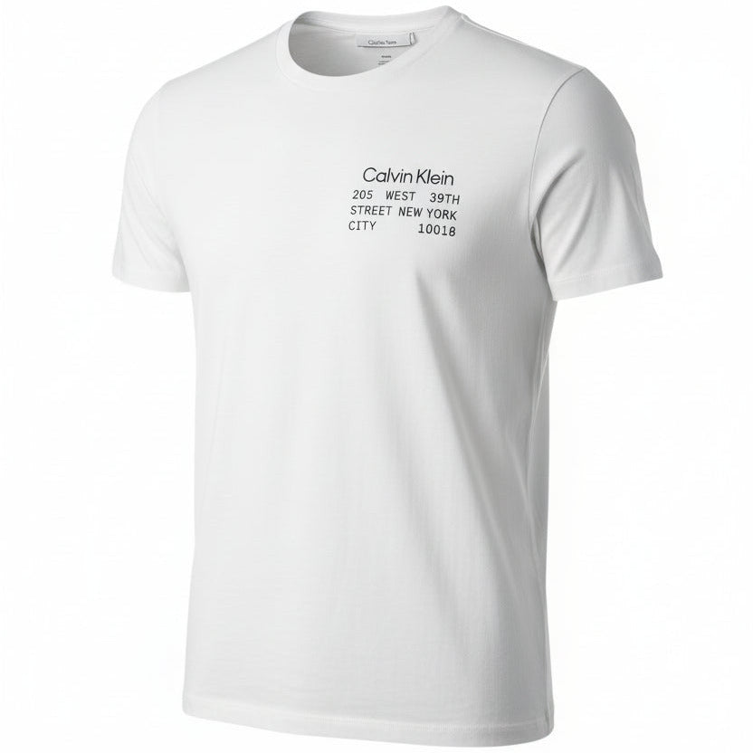 Calvin Klein maglietta manica corta in cotone LV14RE830G YAA bianco