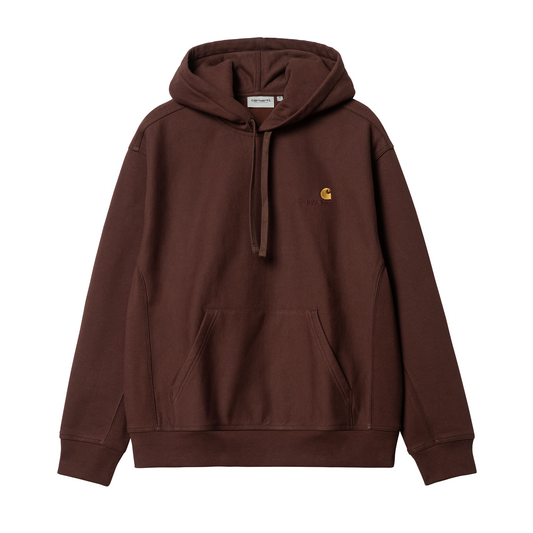 Carhartt Felpa con cappuccio Hodded American Script Sweat 1028279 0W4 ale