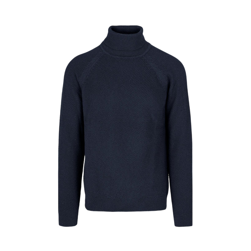 Censured Maglione Dolcevita Uomo Maniche Raglan MMC604TCWH5 291 Blu - Maglione Uomo Caldo e Traspirante