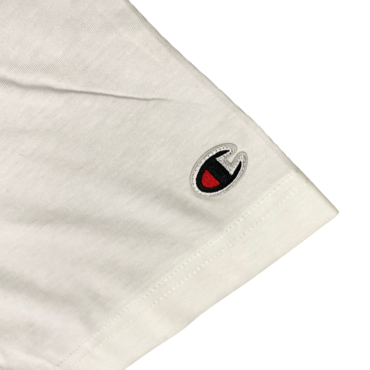 Champion 2 magliette girocollo manica corta da uomo 220267 WW001 bianco-blu