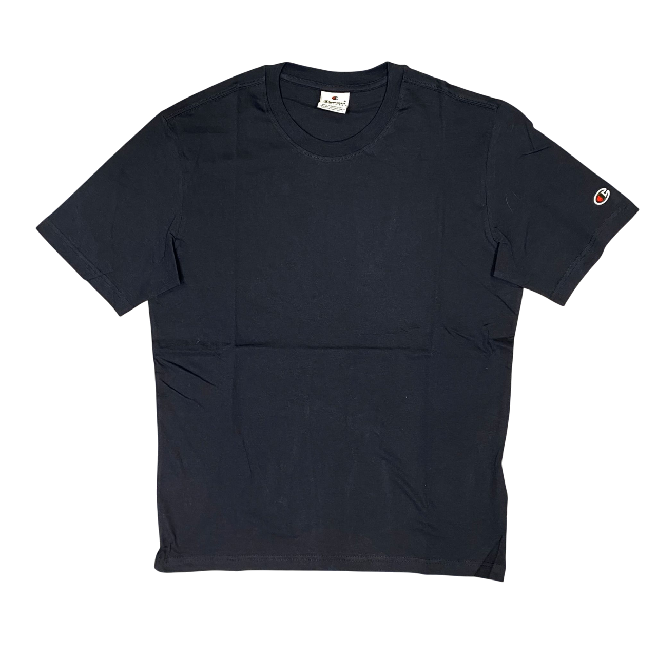 Champion 2 magliette girocollo manica corta da uomo 220267 WW001 bianco-blu