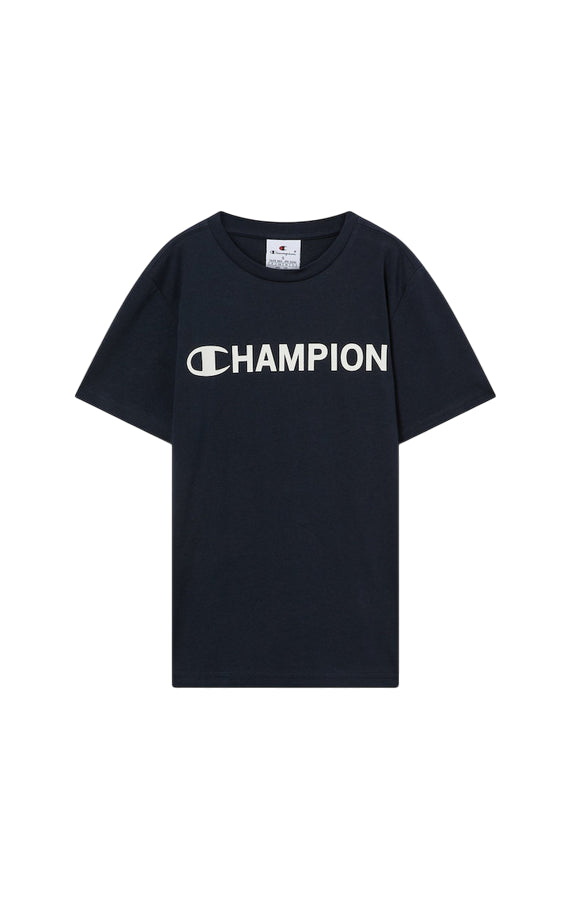 Champion Maglietta Cotone Manica Lunga Bambino 307260 BS501 Blu - Comfort e Stile Junior