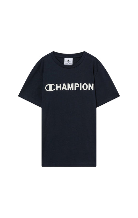 Champion Maglietta Cotone Manica Lunga Bambino 307260 BS501 Blu - Comfort e Stile Junior