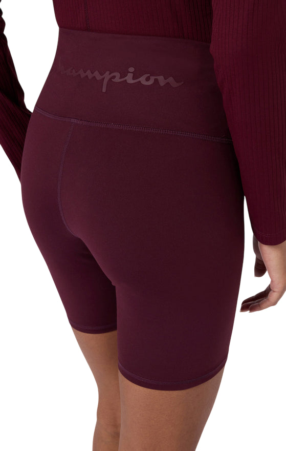 Champion Pantaloncini Donna Biker Bordeaux 118356_RS522