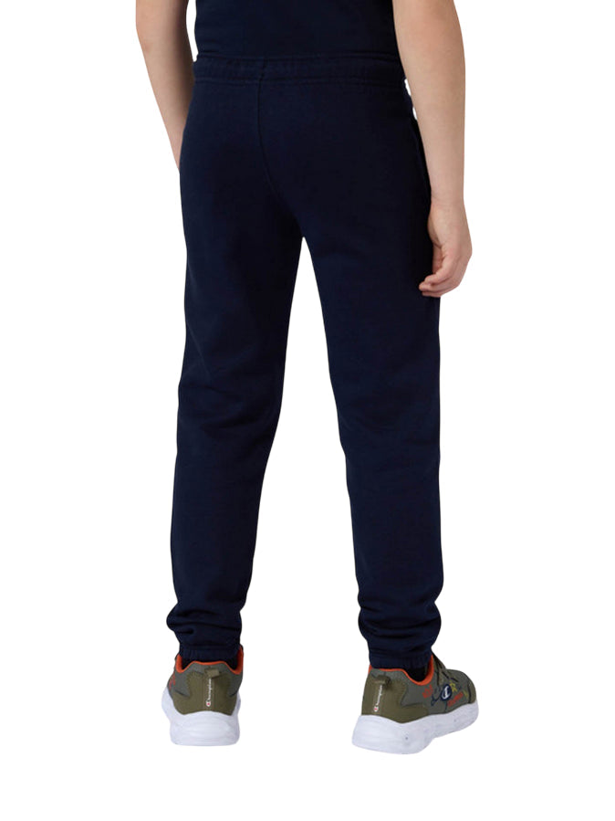 Pantalone Champion junior 307392 BS501 vista posteriore con design sportivo e vestibilità junior blu