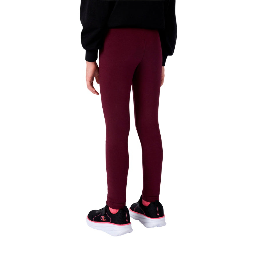Champion Pantalone Sportivo Leggings 405248 RS522 Bordeaux - Comfort e Stile Junior con Interno Felpato