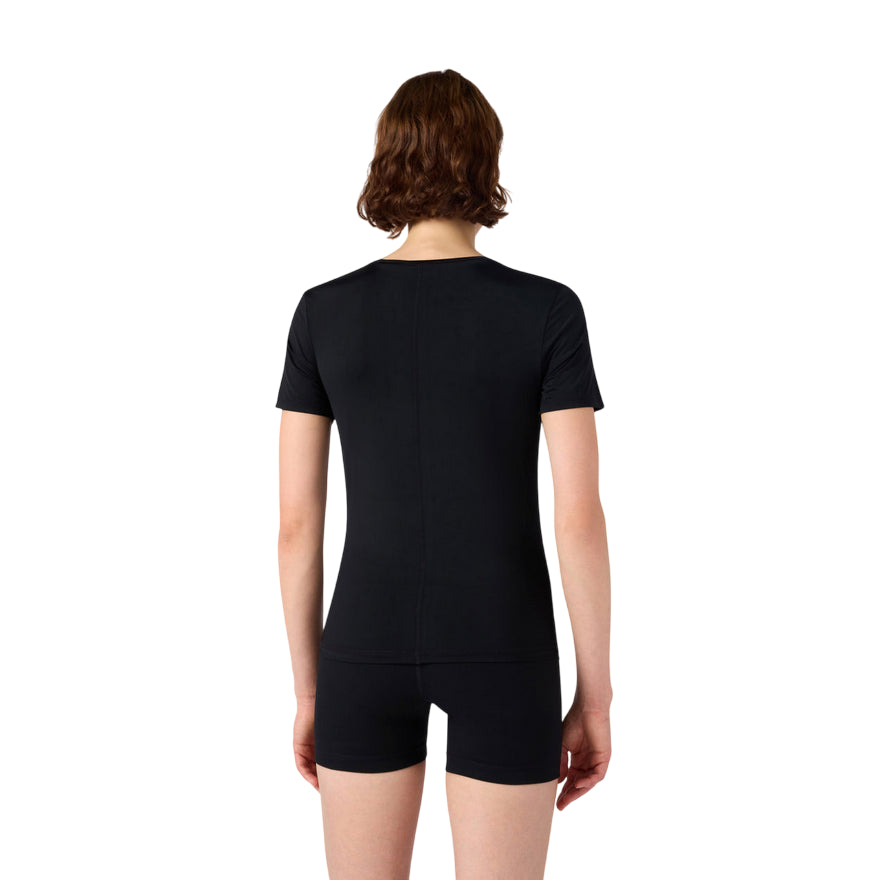 Champion T-shirt donna girocollo Stretch Nera 118393_KK001