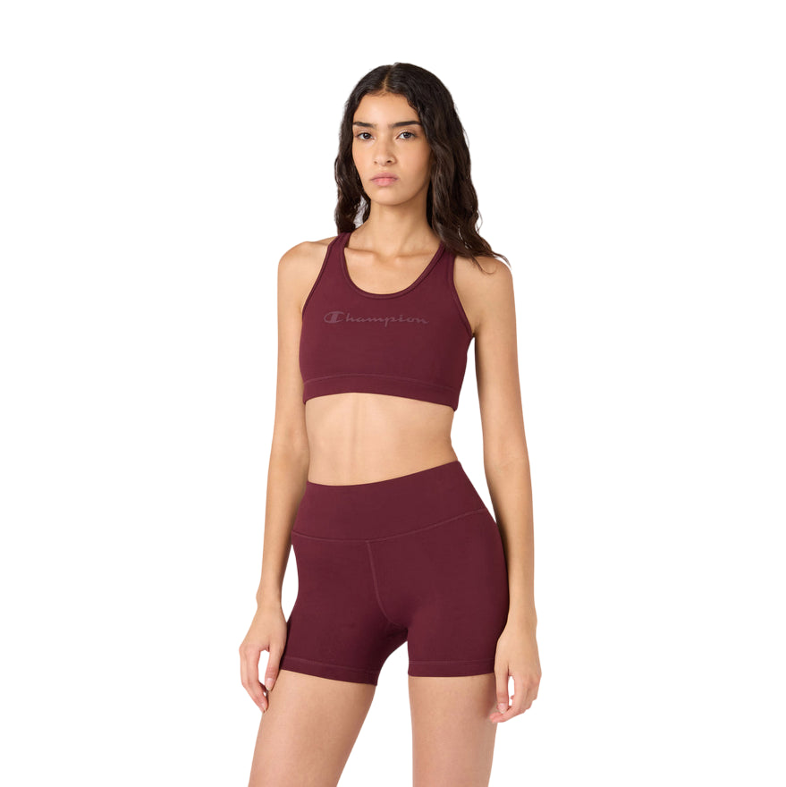 Champion Top Reggiseno donna impatto leggero Bordeaux 118392_RS522 - frontale