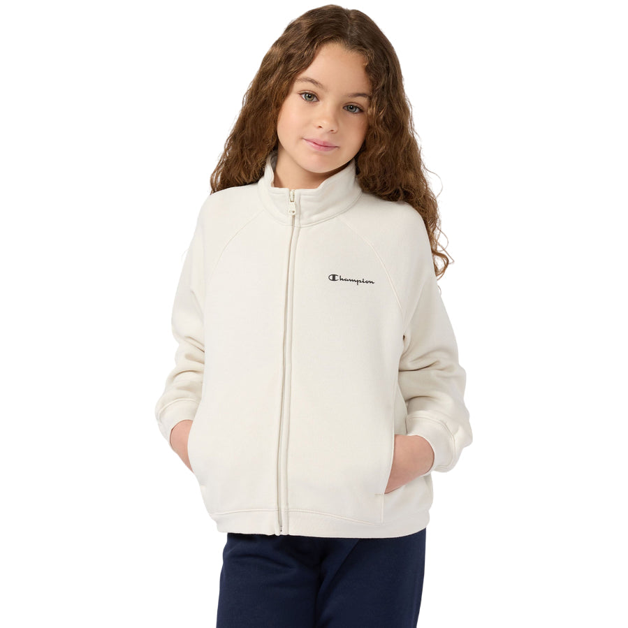 Champion Tuta Junior Full Zip 405240 WW056 Beige-Nero - Tuta Sportiva Bambino Comfort & Stile