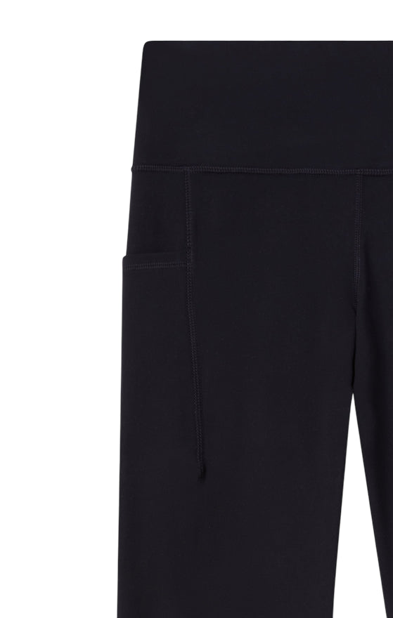 Champion pantaloni sportivi Leggings donna 7/8 Quick Dry neri 118471_KK001
