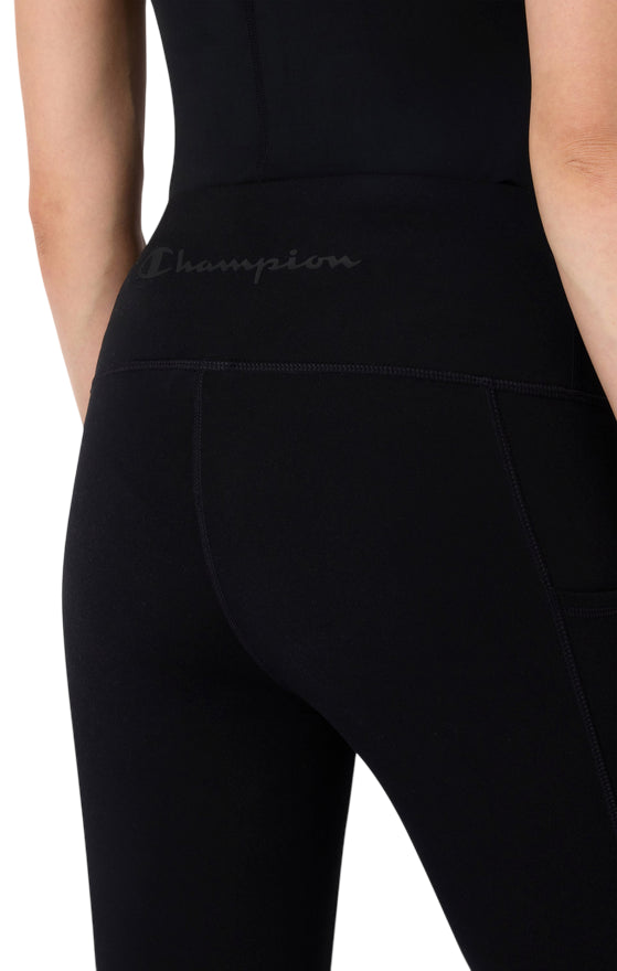 Champion pantaloni sportivi Leggings donna 7/8 Quick Dry neri 118471_KK001
