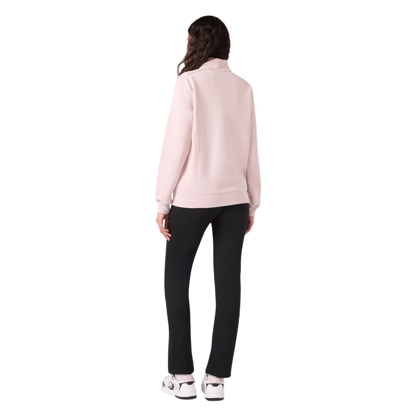 Champion tuta donna full zip 118289 PS208 rosa-nero - completo sportivo elasticizzato comfort e stile