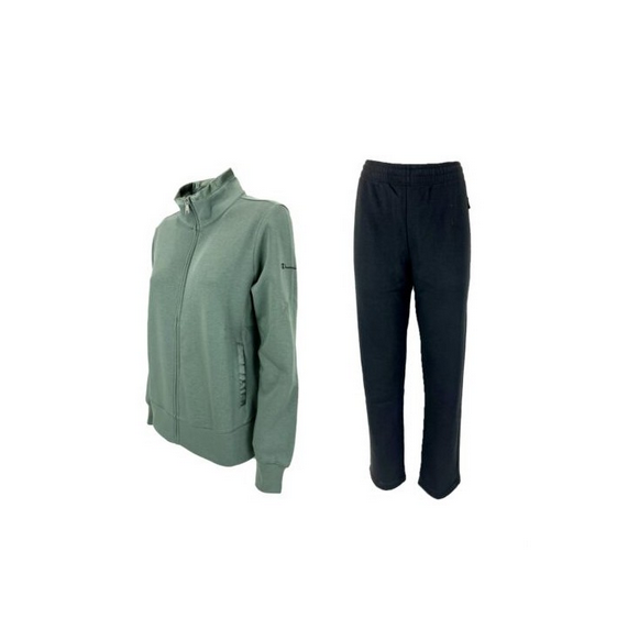 Champion tuta sportiva da donna Easy 116898 GS510 verde-nero