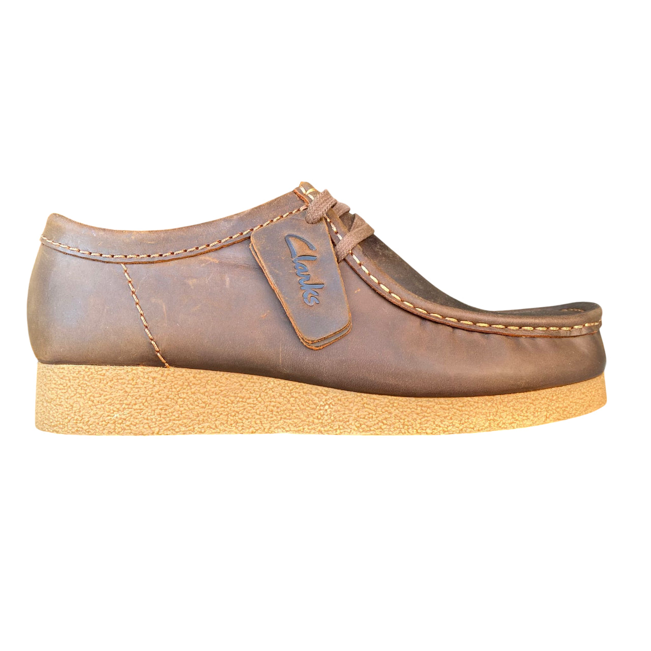 Clarks Wallabee EVO 26172819 Beeswax - Scarpe Stringate Pelle Cerata