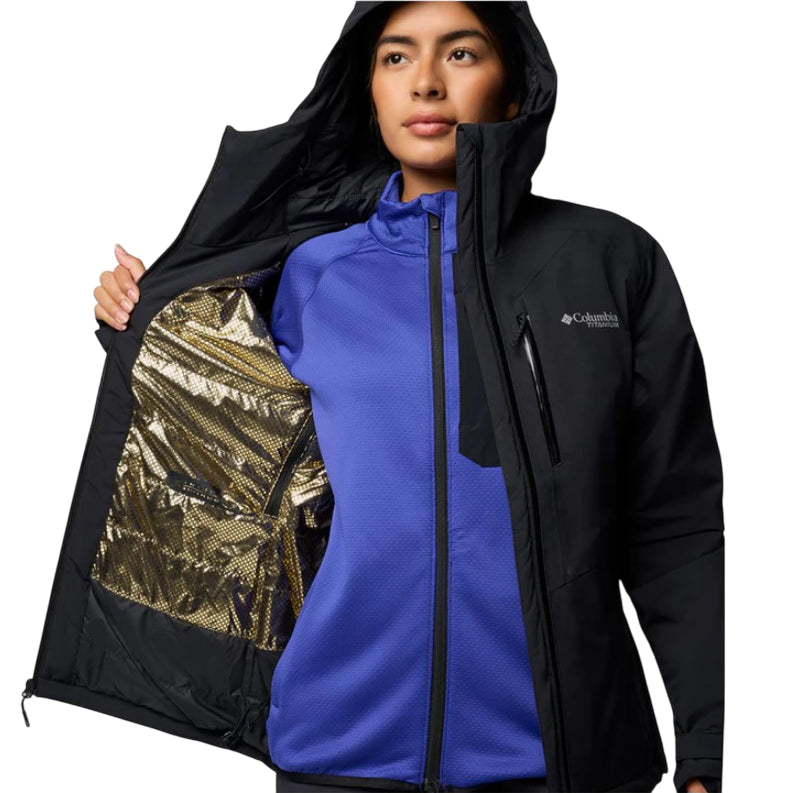 Columbia Giacca Imbottita Donna Explorers Edge™ II WP5949-010 Nera - interno