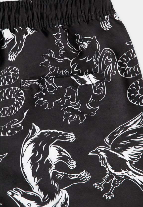 Costume da Bagno Harry Potter Uomo 8718526147285 - 4 Case Hogwarts Ufficiale