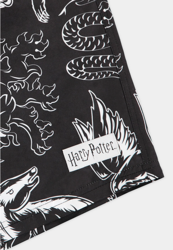 Costume da Bagno Harry Potter Uomo 8718526147285 - 4 Case Hogwarts Ufficiale