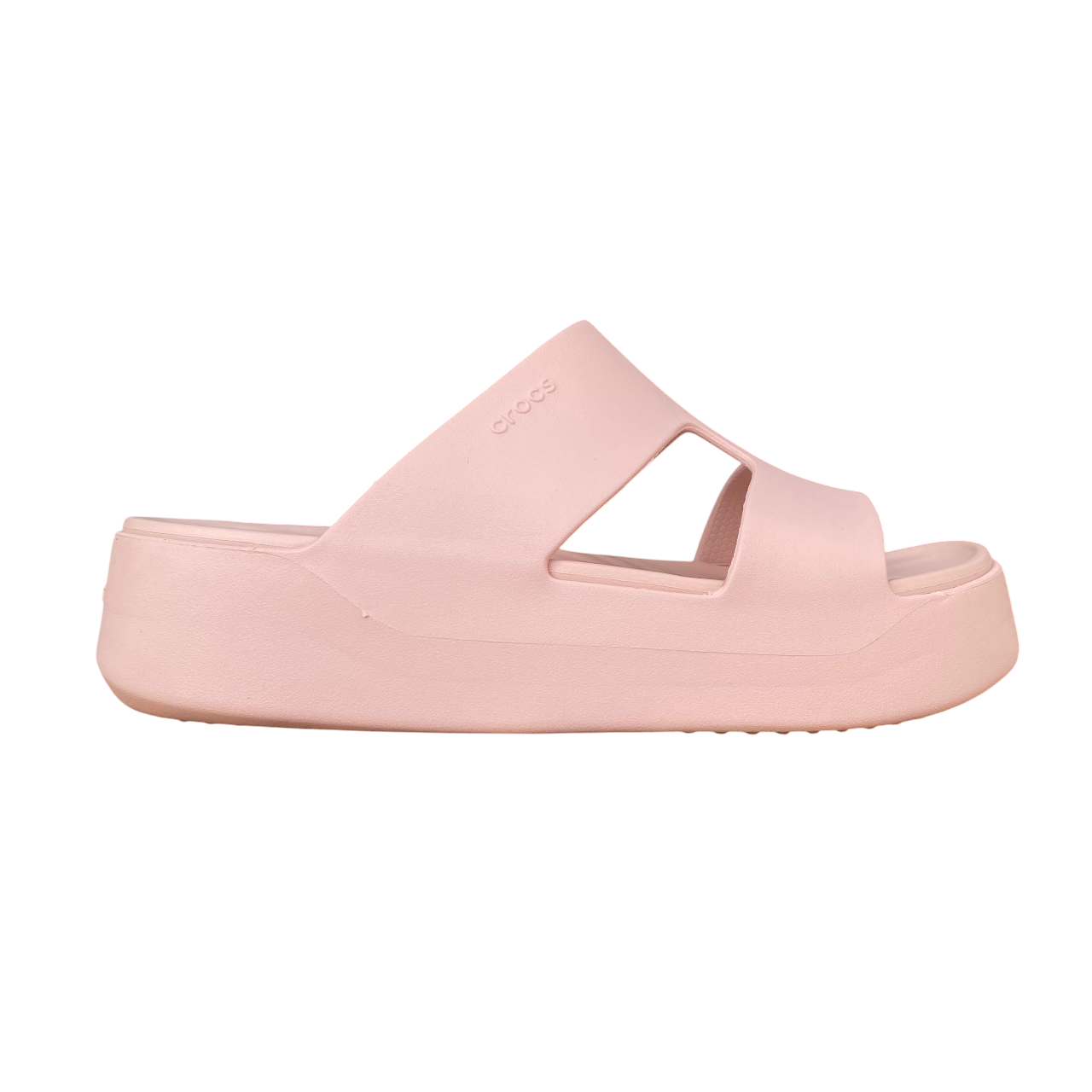 Crocs Ciabatta con zeppa da donna Getaway Platform H-Strap 209409-6UR quarzo
