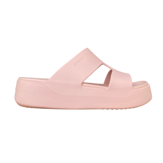 Crocs Ciabatta con zeppa da donna Getaway Platform H-Strap 209409-6UR quarzo