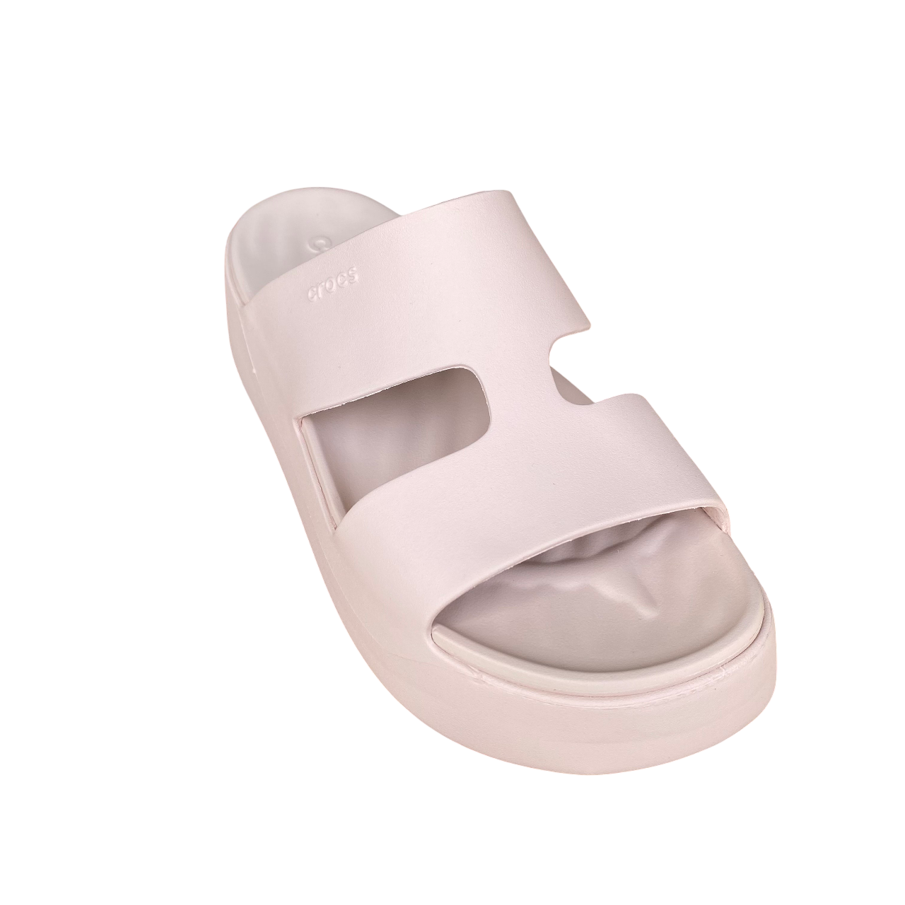 Crocs Ciabatta con zeppa da donna Getaway Platform H-Strap 209409-6UR quarzo